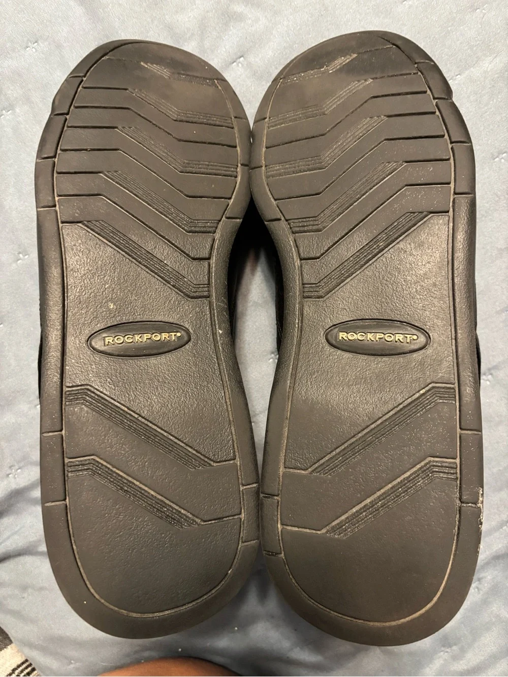 Rockport Men’s Black Leather Lace-Up Sneakers - Low-Top Casual